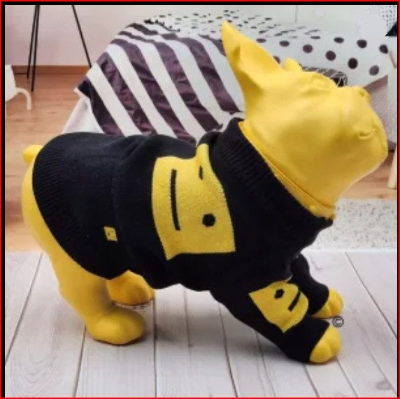 Midnight Guardian Knit Dog Sweater