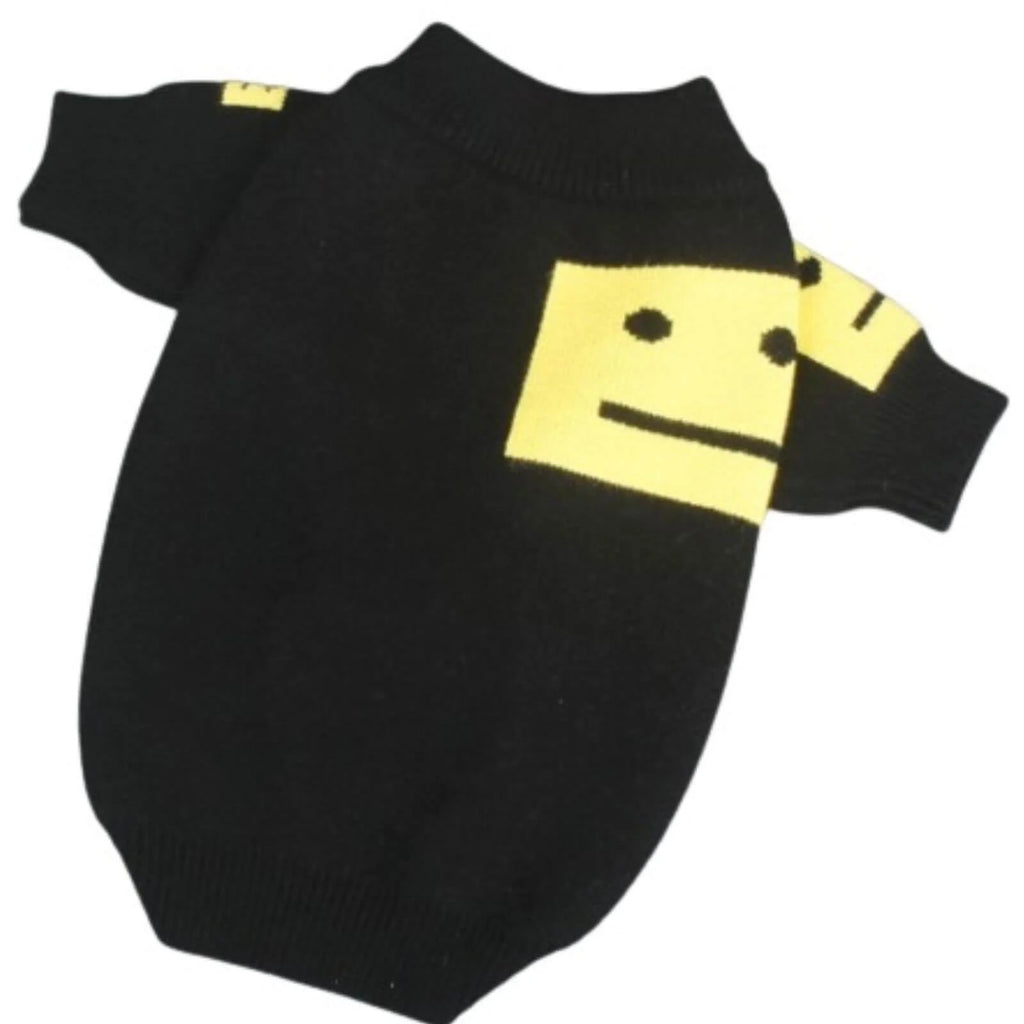 Midnight Guardian Knit Dog Sweater